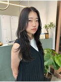 ［ロングレイヤー/顔周りレイヤー/ハッシュカット］