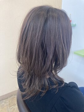 イチ(ICHI) ミディアム デジタルパーマ＆カラー＆トリートメント