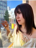 【札幌/impression佐藤】透明感ブラウン/ミディアムレイヤー
