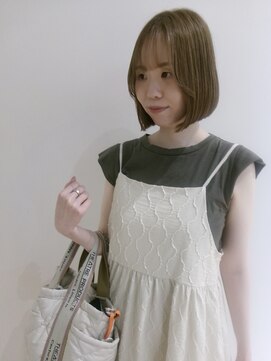 モリオ フロム ロンドン イオンモール 熊本店(morio FROM LONDON) 【morio熊本】ボブ×ミルクティーベージュ