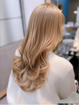 アース 市川店(HAIR & MAKE EARTH) 冬の愛され◎20代30代韓国風ロング×ミルクティーベージュ