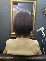 ユニコヘア(unico hair)&nbsp;ベージュカラー×エアリーボブ