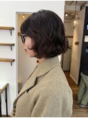 ボブパーマ　パーマ　ショートパーマ　表参道　黒髪カタログ