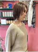◆ブリーチなしカラー×ショートボブ◆