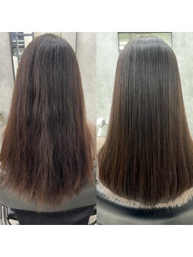 プリンシペ(PRINCIPE) 縮毛矯正Before&After 髪質改善縮毛矯正/超音波トリートメント