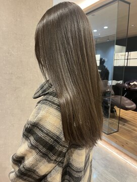 マウ(mau) ロング オリーブグレージュ