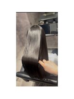 ミヨン 京橋店(miyon)&nbsp;韓国レイヤーカット×暗髪カラー×髪質改善