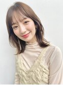 ☆シースルーバング 大人気の外ハネくびれヘア☆