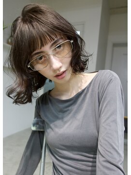 ゾーイダイミョウ(ZOEY daimyo) オシャレボブ+顔周りカット ブリーチなし透明感ブラウンカラー