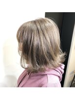 salon de MiLK 札幌大通店【サロン ド ミルク】 外国人風アッシュブロンドボブ!!