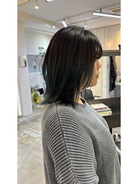 ナイーブヘアデザイン(NAiVE HAIR DESIGN) グリーングラデーションカラー