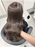 アッシュベージュ/透明感カラ/透明感カラー/髪質改善/清澄白河