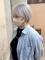 ラニヘアサロン(lani hair salon)&nbsp;ホワイトシルバー/ショートカット/ハイトーン/ホワイトカラー/