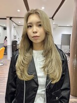 ラパンセ ブラン(LA PENSEE BRUN)&nbsp;【LAPENSEE_RUNA】ロングレイヤー×ベージュ