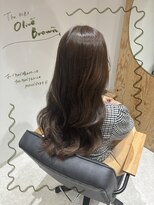 エクレヘアー(Ecre hair) ロングヘア×オリーブブラウン 【一宮/一宮駅/髪質改善】