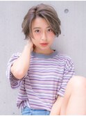 丸顔カバーのショートスタイル☆relian青山