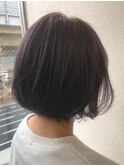 ミニボブ×ラベンダーグレー