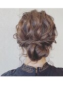 ミディアム アレンジ ヘアセット