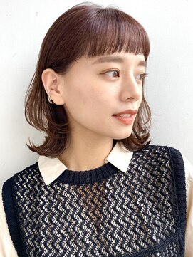 ガーデントウキョウ(GARDEN Tokyo) 【GARDEN荒井夏海】ふんわりレイヤーロブ×ぱつっとオン眉前髪