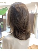 #くびれミディ#グレージュ#20代#30代#40代