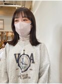 ぱつっと鎖骨ボブ♪