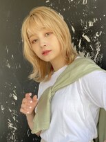 フォルテ 掛川店 ハイトーンカラー /ミディアム /外はね