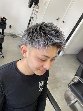 レックス(Rex) 【SNSで大人気！】ホワイトメッシュ×ツイストパーマ！