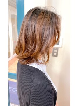 リアン(Lian) 【パーマ】切りっぱなしボブにデジタルパーマデザイン