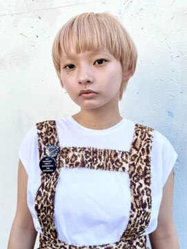 クリアーオブヘアー 本山店(CLEAR of hair) ハイトーンピンク×マッシュショート