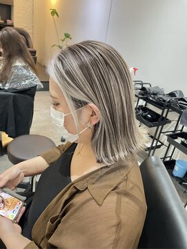 ブレンド 渋谷(BLend) 【BLend渋谷】髪質改善　艶髪　ハイライトカラー