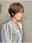 20代30代コンパクトマッシュショートボブ