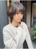 透明感カラー×ボブ