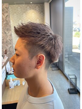 ガレリアエレガンテ 西尾店(GALLARIAElegante) "アップバング ミルクティーカラー"