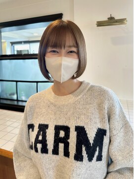 フィーカ(FIKA) ミニマルBOBスタイル【縮毛矯正+under7】