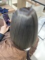 アース 土浦店(HAIR&MAKE EARTH) ブリーチ1回 チャコールカラー【イエロー控えめ】