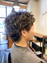 ヴァンガードマン 早稲田(vanguardman)&nbsp;逆巻きパーマスタイル