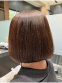 丸みボブ×40代50代髪質改善×白髪染め