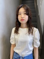フェンヘアーアイス 中目黒(Fen.hair ici)&nbsp;ゆるふわ大人可愛い♪20代30代ロングパーマミルクティーベージュ
