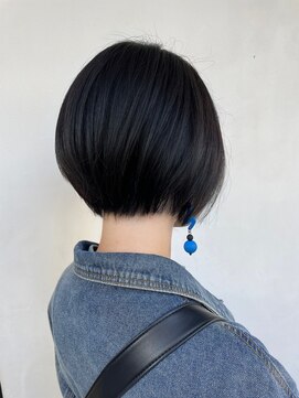 ヘアーメイクパウダー 天王寺寺田町店(Hair make powder) 大人可愛い20代30代40代小顔ウルフレイヤーボブ丸みショートボブ