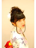 【浴衣ヘア】卒業式袴成人式振袖パーティーヘア着物ヘア