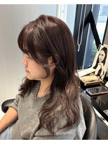 ハルキミナト ジャパン ヨコハマ(HARUKI MINATO japan YOKOHAMA)&nbsp;トレンドウェーブヘア×ピンクカラーで春先取り