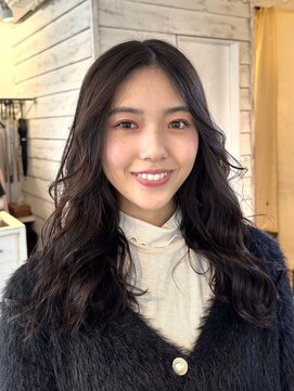 ロングパーマ／デジタルパーマ／韓国ヘア