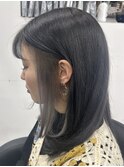 インナーカラーグレー