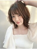 ナチュラル可愛い韓国風レイヤースタイル