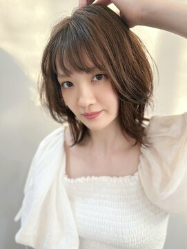 キンヘアストア(KIN hair store) ナチュラル可愛い韓国風レイヤースタイル