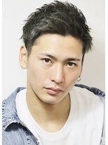 フランクスバーバーザスタンド(Frank’s barber the stand)&nbsp;スパイキーショー トブルーブラックフェザーパーマサーフカール