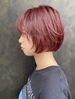 扉(GATE)&nbsp;【サロンワーク/深山美春】ボブ×ボルドーレッド