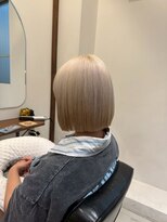 ルイ(ROUIS produced by LUCK 津田沼)&nbsp;ROUIS津田沼 ハイトーンブリーチでつくる透明感ボブ