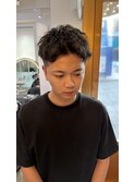 スパイキーショート【メンズ/メンズカット/眉毛/パーマ/中区】