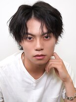 ラフィス ヘアー ヴォーグ 天王寺あべの店(La fith hair vogue)&nbsp;【La fith】メンズカット×センターパート×ニュアンスパーマ